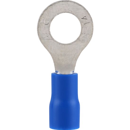 Pre-ins Ring Terminal Blue 8mm (8)