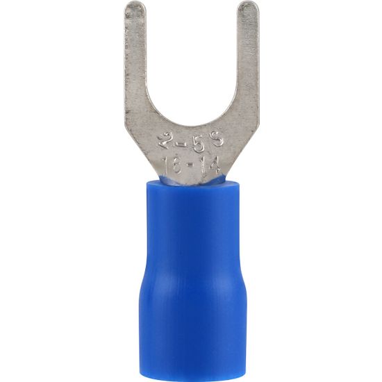 Pre-ins Spade Terminal Blue 5mm (8)