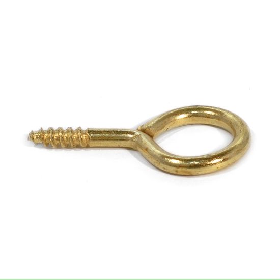 Screw Eye Yellow Passivated 35mm (5)