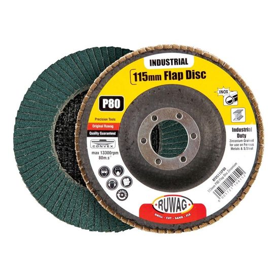 180mm p80 flap disc Zirconium /ea
