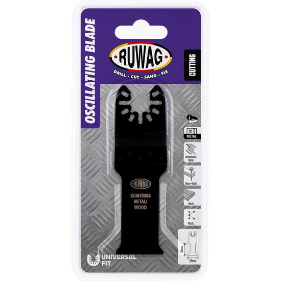 oscillating mult-tool straight blade for wood & metal 28mm