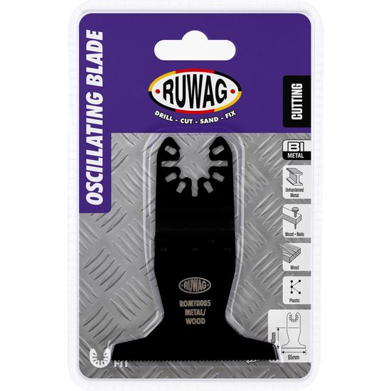 oscillating mult-tool straight blade for wood & metal 65mm