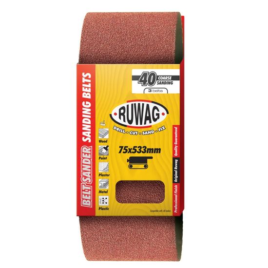 75x533 p80 3 pack belt /pk