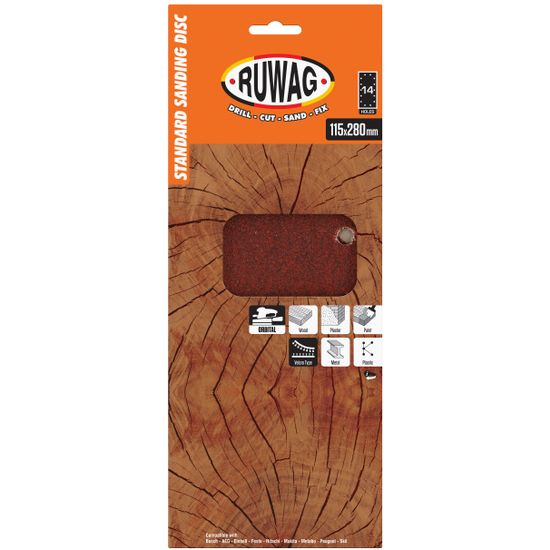 115x230 p60 orbital velcro 5 pack /pk