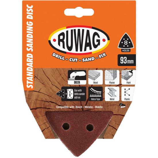 p120 trian sand 93mm 5 pack /pk