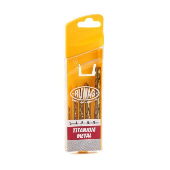 5pce titanium metal 3-8mm