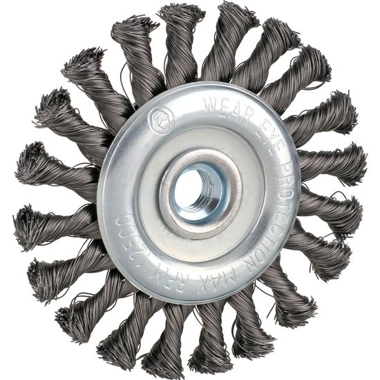 175mm knotted wire wheel M14x2