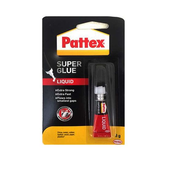 Adhesive Superglue PATTEX 3gr Carded