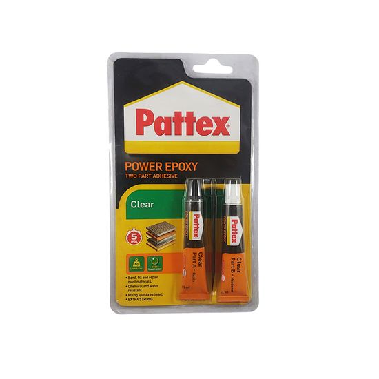 Adhesive Epoxy PATTEX Clear Repair 22ml Card N3