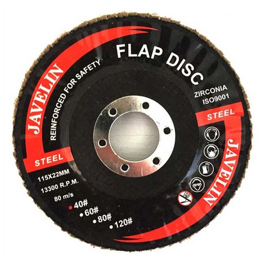 Abrasive Flap Disc Industrial 115mmx 40# RIGGER