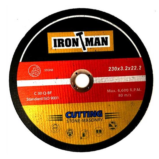 Abrasive Disc Cutting Stone 230x3x22.2 IRONMAN