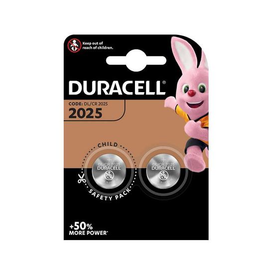 Battery DURACELL Lithium Coins Cr2025 2's Duro33