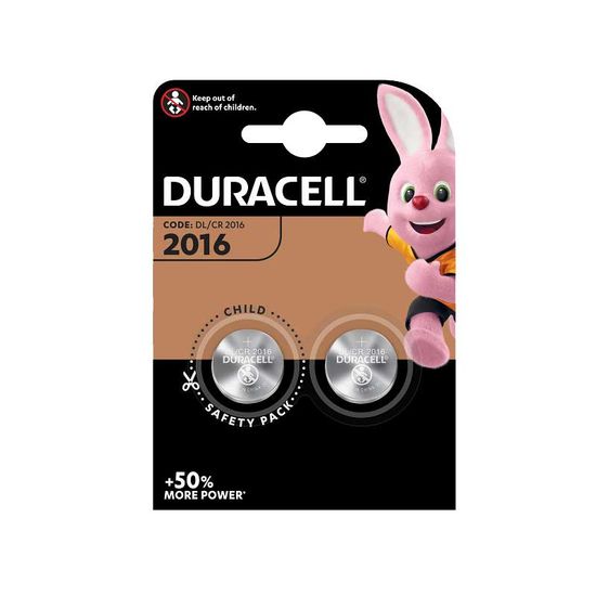 Battery DURACELL Lithium Coins Cr2016 2's Duro07