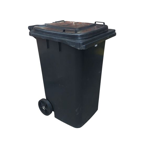 Refuse Bin 240ltr-on Wheels-charcoal ( Min 5 Asst)