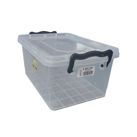 Bin Storage Bin Multibox Big Jim 3ltr Clear 766c