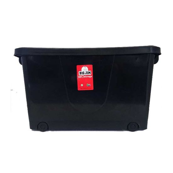Bin Storage Bin Multibox Big Jim 32ltr Black On Wheels
