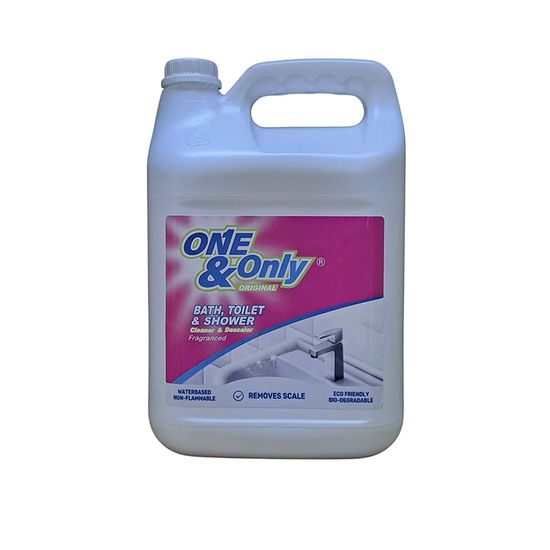 One & Only Bath Toilet & Shower Cleaner & Descaler 5ltr