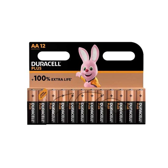 Battery DURACELL Plus Aa 12's Duro45