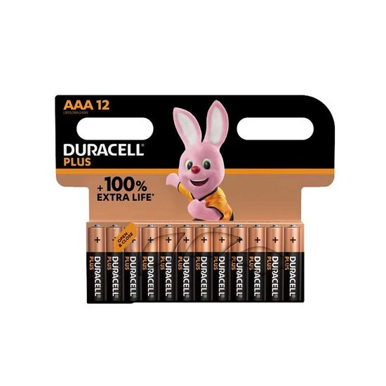 Battery DURACELL Plus Aaa 12's Duro35