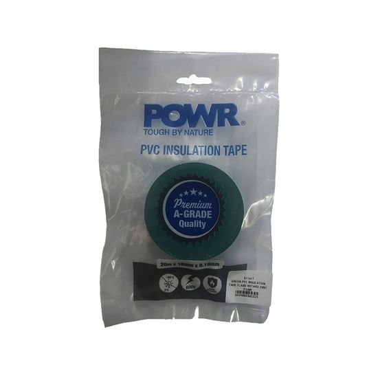 Tape Insulation Pvc Flame Retard 20mt Green