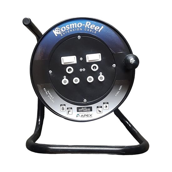Extension Reel Metal 2x16a No Cable