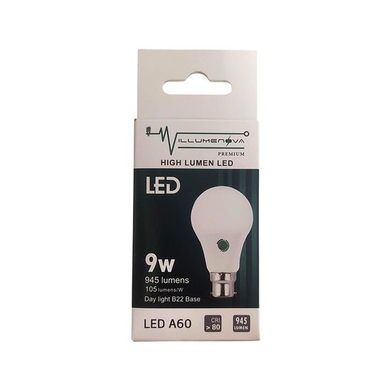 Globe B22 Led 9w Bc Cool/w 25000hrs 850l