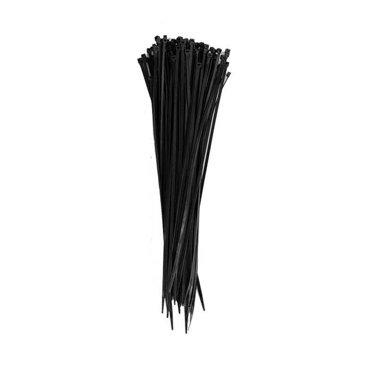Cable Ties Black 100mmx2.5mm Pack 100 United Elec
