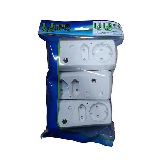 Plug Adaptor R21 1x15a 1x3 Pin X Shuko Pack Of 3