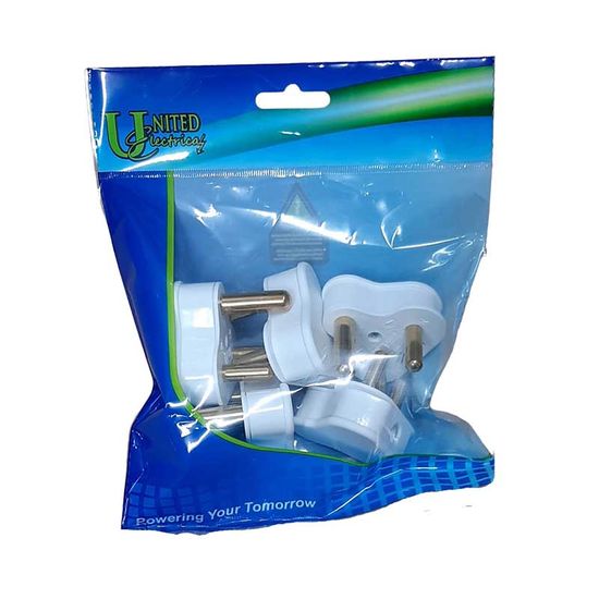 Plug Top 16amp 3 Pin White Miit10 Pack Of 5