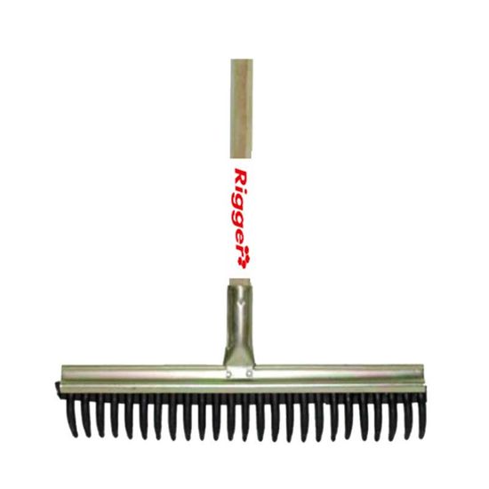 Rake Rubber Economy C/w Wood Hndl (min Pack 5)