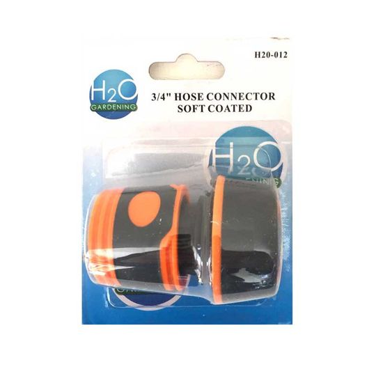 Garden Hose Connector 1/2" Stop H20011 Softgrip