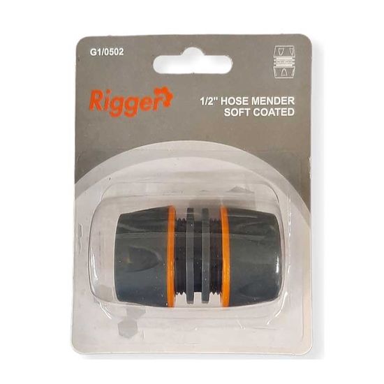 Garden Hose Mender 1/2" Abs Softgrip H20013 RIGGER