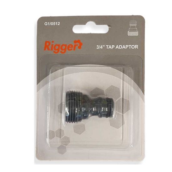 Garden Hose Tap Adaptor 3/4" H20024 RIGGER
