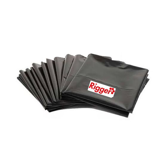 Refuse Bags Black H/duty (20's) 750mmx950mmx40#