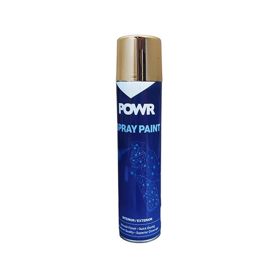 Paint Spray Metal Gold Super 300ml POWR