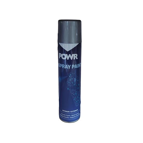 Paint Spray Metal Silver Super 300ml POWR