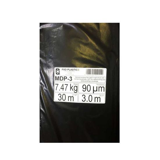 Pvc Sheet Black [n/sabs] 3mt*30mt*90# Mdp Collect Only
