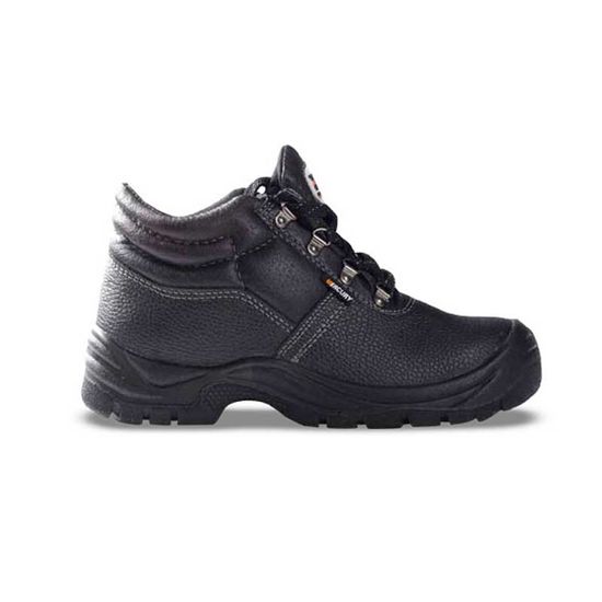 Boot Safety Mercury Oil/acid St/cap Black Size 7