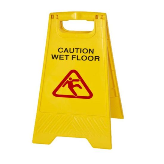 Sign Wet Floor Caution 600mm High Wfsign