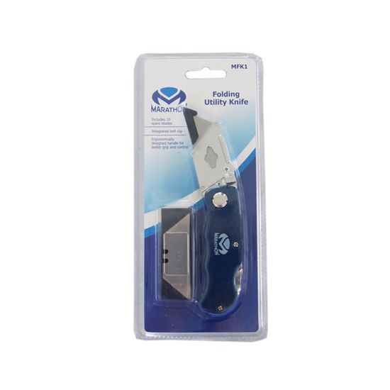 Knife MARATHON Utility Folding + 10 Blades Mfk1