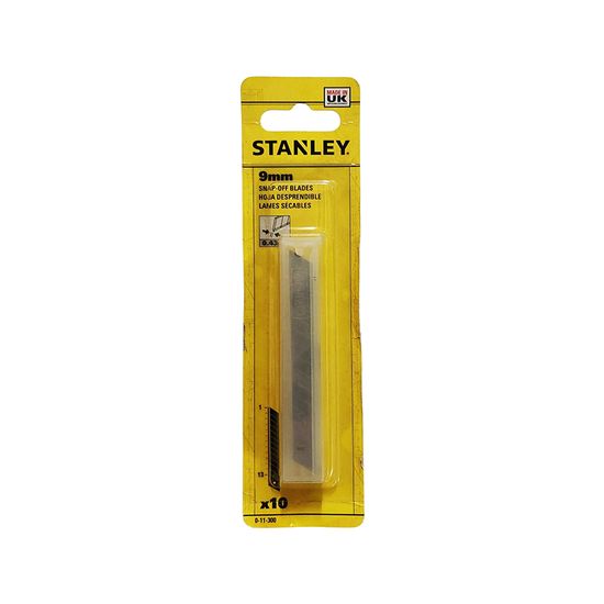 Blade Knife Blades Snapoff STANLEY 10's 9.5mm Diy 0-11-300