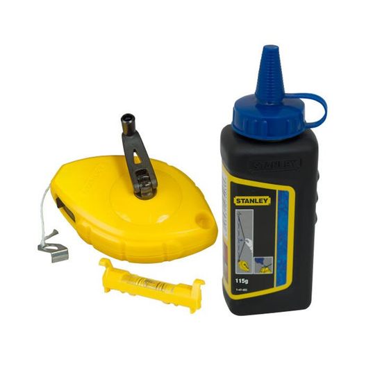 Chalk Reel & Refill Blue STANLEY 0-47-443