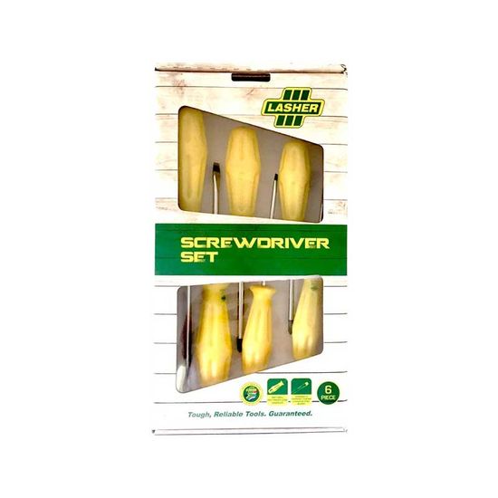 Screwdriver Set 6 Pce LASHER Fg06164 Disc