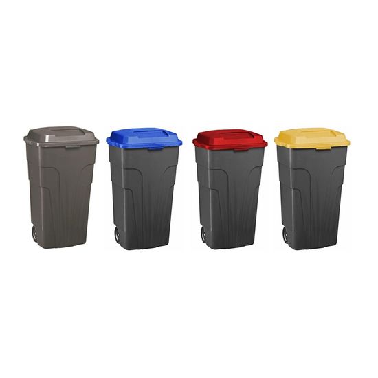 Bin Refuse Bin On Wheels Big Jim 140ltr Yellow Collect Only