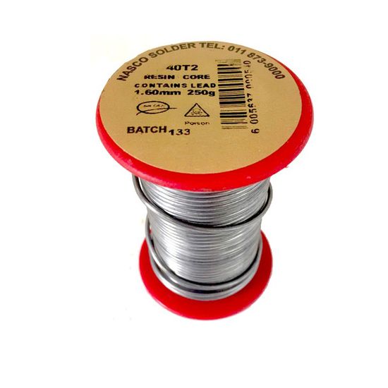 Solder Resin Core Reel 40t 1.6mm 250g