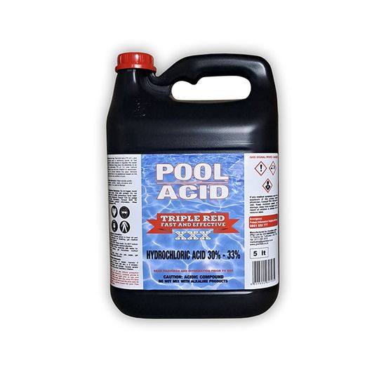 Pool Acid 5lt Triple Red