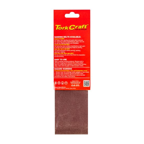 Sanding Belt 75 X 533mm 400grit 2/pack