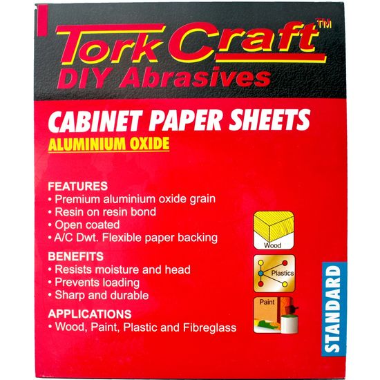 Cabinet Paper 230 X 280 120 Grit 50 Per Pack Std