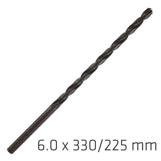 Hss Drill Bit 6mm 330x225mm Extra Long