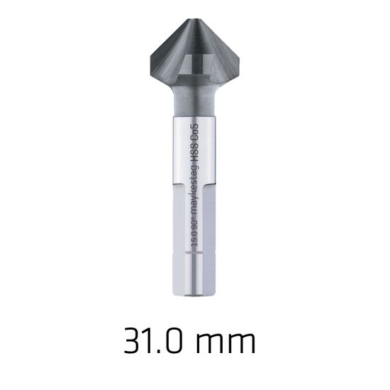 Hss-eco5 Countersink 90 31.0 Din 335 Shapec 3-surface Shank Alunit Co